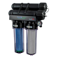 HydroLogic Stealth-RO300 water filter system with carbon and sediment filters.