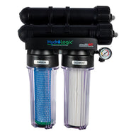 HydroLogic Stealth RO water filter with carbon and sediment filters.