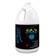Hygrozyme Liquid Nutrient B 4L bottle with black label and blue text 