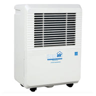 Ideal Air 30 pint dehumidifier with front vents and logo.