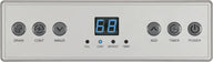Ideal Air Pro Series dehumidifier control panel with digital display, mode buttons, and power button.