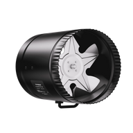 Inline Booster Duct Fan 6 240CFM Black  fan