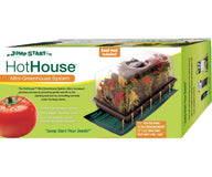 Jump Start HotHouse Mini-Greenhouse System with 72-cell tray, heat mat, and vented dome.
