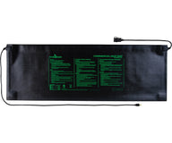 Black HydroFarm commercial heat mat for seedlings, 60x21 inch, 140W.