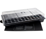 JumpStart 72-cell seed starting tray with heat mat and dome for germination.