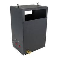 Black CO2 generator with red switches and brass valve, suitable for low altitude and natural gas.