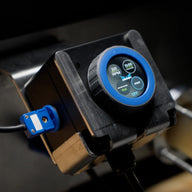 Low Temp Industries Mini Osprey 2.0 with digital display showing RPM, cycle time, status, and temperature.