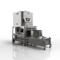 Osprey low-temp nest recirculation collection tank, stainless steel industrial equipment with touchscreen.