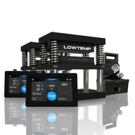 Lowtemp V2 4x7 dual press with electric pump and touchscreens.