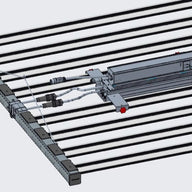 UV upgrade kit with components and cables on a striped background.