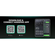 Mars Hydro iConnect Smart Controller app: QR codes for download, device monitoring, and lighting control on phones.