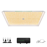 Mars Hydro TS 3000 LED grow light with hanging kit and dimmer.