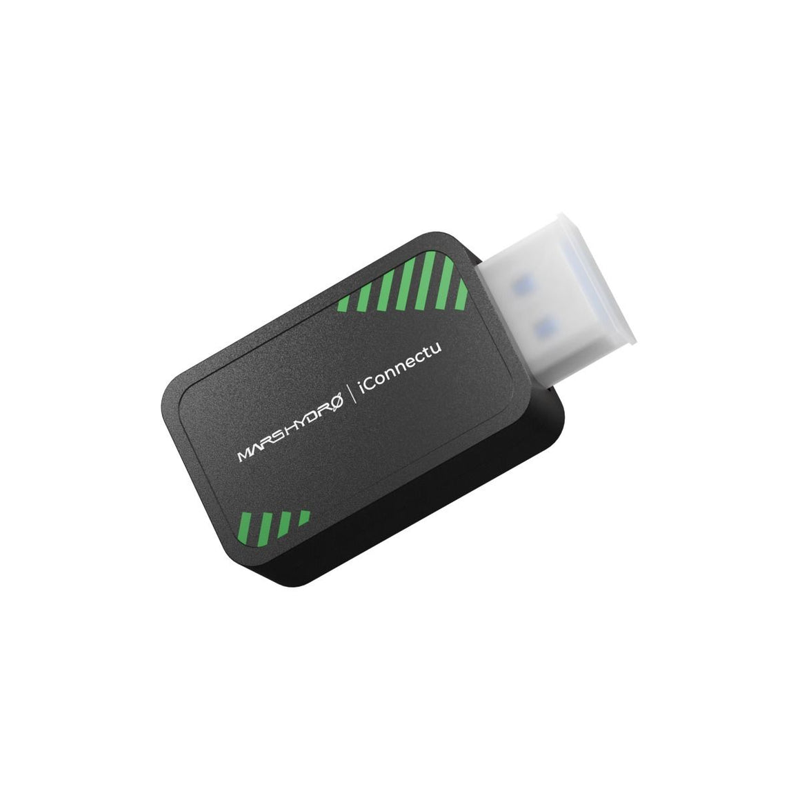 Mars Hydro iConnect smart controller with Bluetooth app control, featuring green accents and a USB connector.