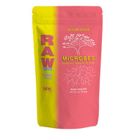 RAW Microbes Bloom Stage wettable powder, beneficial bacteria & fungi, 2oz pouch.
