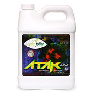 Optic Foliar ATAK RTU 1L: White jug with a label showing a futuristic design, green leaves, and 