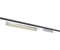 PHOTO BIO TX2 LED 800W grow light bar suspended from a black track with a power cord.