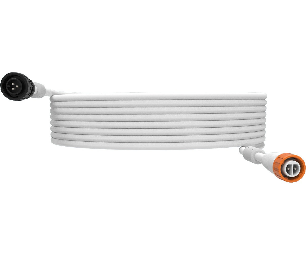 White 18AWG 300ft 0-10V control cable with black and orange connectors.