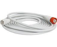 White 16ft 0-10V control cable with white and orange connectors.