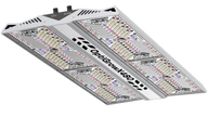 OptiGrowX480 Phovivis dual spectrum LED grow light with veg & bloom switches, and multiple white, red, and blue LEDs.