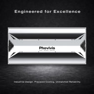 Phovivis OptiGrow X480 LED grow light. Engineered for excellence. Industrial design, precision cooling.