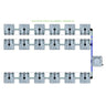 Alien Hydroponics RAIN System - 18 Pot 3 Row Kit