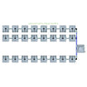 Alien Hydroponics RAIN System - 24 Pot 3 Row Kit