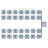 Alien Hydroponics RAIN System - 28 Pot 4 Row Kit