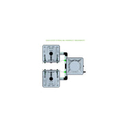 Alien Hydroponics RAIN System - 2 Pot 2 Row 15L Compact Header Kit