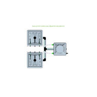 Alien Hydroponics RAIN System - 2 Pot 2 Row 30L Remote Header Kit