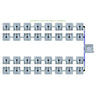 Alien Hydroponics RAIN System - 32 Pot 4 Row Kit