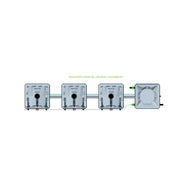 Alien Hydroponics RAIN System - 3 Pot 1 Row 15L Compact Header Kit 