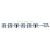 Alien Hydroponics RAIN System - 6 Pot 1 Row 15L Remote Header Kit