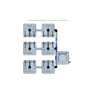 Alien Hydroponics RAIN System - 6 Pot 3 Row Kit