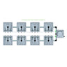 Alien Hydroponics RAIN System - 8 Pot 2 Row Kit