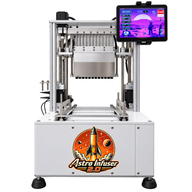 Astro Infuser 2.0 machine with rocket logo and touchscreen displaying a Western scene.