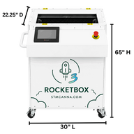 STM Canna RocketBox 3 pre-roll cone filling machine, white, 30