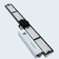 ScynceLED Raging Kale II Veg LED grow light with white housing and multiple LED panels.