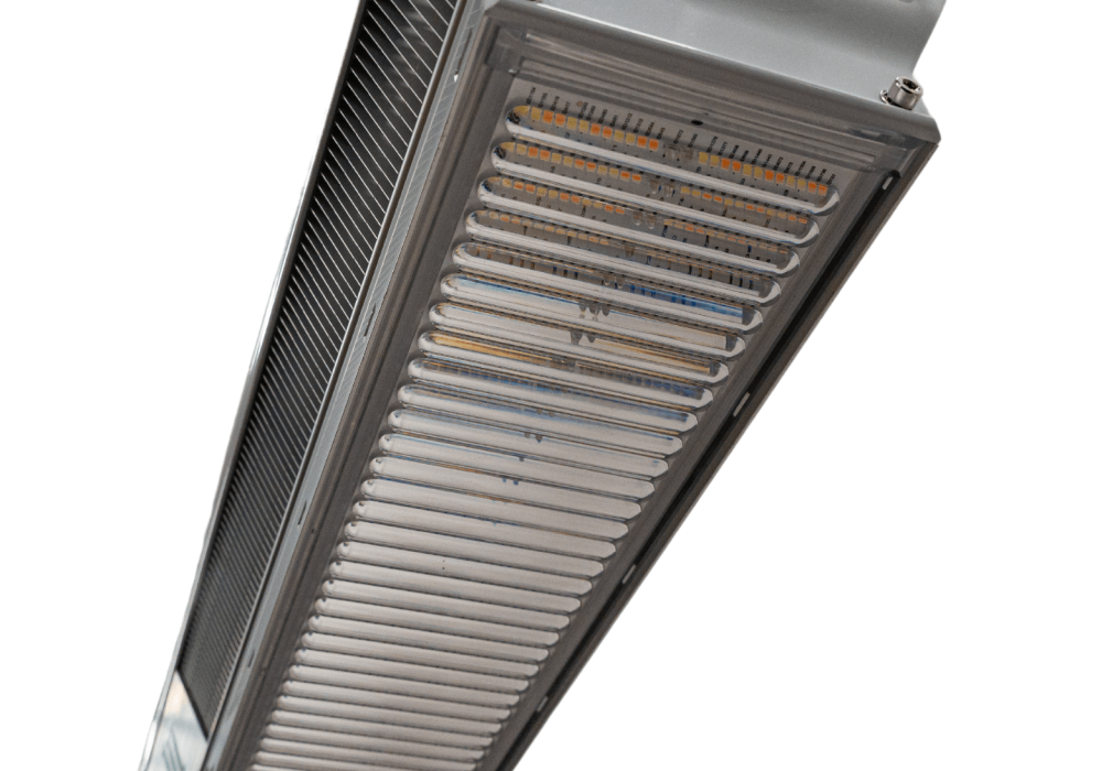 Scynce LED Dragon Alpha 3 Full Spectrum grow light, close-up, white background.