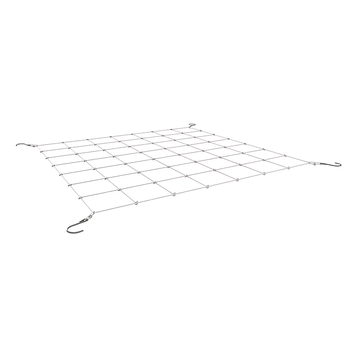 Secret Jardin 3x3ft trellis netting with hooks for plant support.