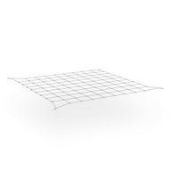 Secret Jardin 5x5ft trellis netting with square mesh and corner loops.