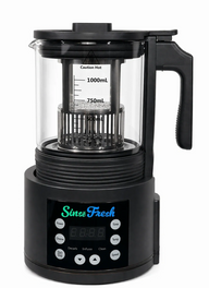 Sinse Fresh oil and butter infuser with digital display and measurement markings.