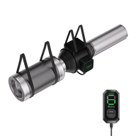 YIYOSUN AeroZesh S4 smart inline duct fan kit with a mesh filter, flexible duct, and digital controller.