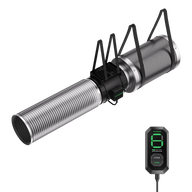 VIVOSUN Smart Air Filtration Kit 8: AeroZesh S8 Inline Fan, E12 Filter, duct, and digital controller.