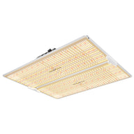 Spider Farmer SF4000 dimmable full spectrum LED grow light with white and red diodes.