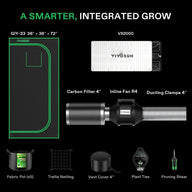 VIVOSUN GIY-33 Standard Grow Tent Kit Integrated Grow