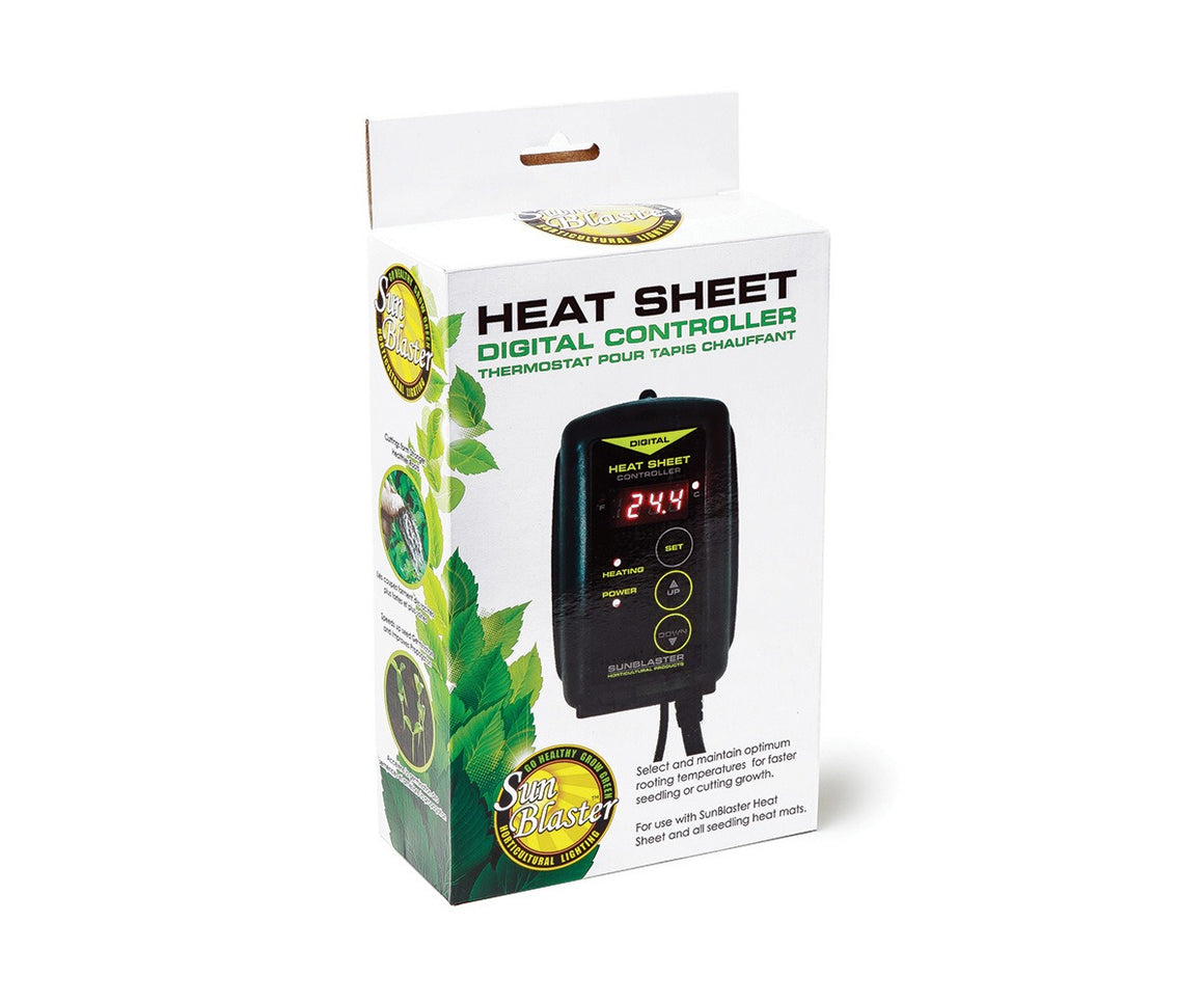 SunBlaster Digital Heat Sheet Controller box with thermostat.