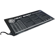 Black Sun Blaster heat mat with seed germination chart and instructions.