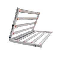 TotalGrow Lumyre 3C 860 spectrum LED grow light, with multiple bars of white and purple LEDs.