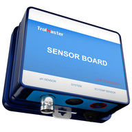 TrolMaster Aqua-X AMP-2 sensor board with pH, system, and EC/Temp sensor inputs.