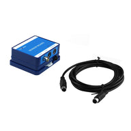 TrolMaster Aqua-X AMP-2 irrigation control sensor board with black cable.